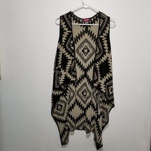 Knitted Kimono Style Vest